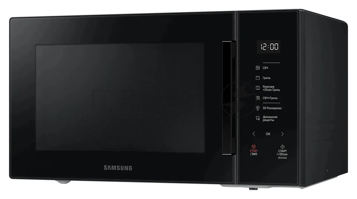 Микроволновая печь Samsung MG30T5018AK/BW, соло, чёрный
