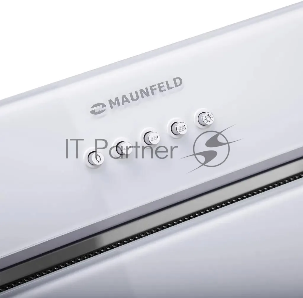 Вытяжка Maunfeld TRAPEZE 601GG, встраиваемая, белый — фото 2