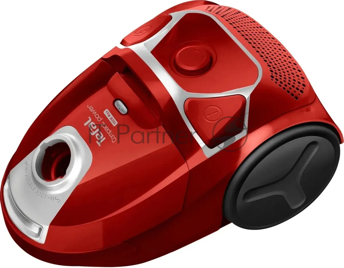 Пылесос Tefal TW3953EA, обычный, красный