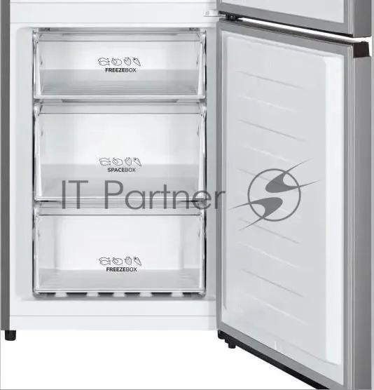 Холодильник Gorenje NRK619FAS4, двухкамерный, серый — фото 4