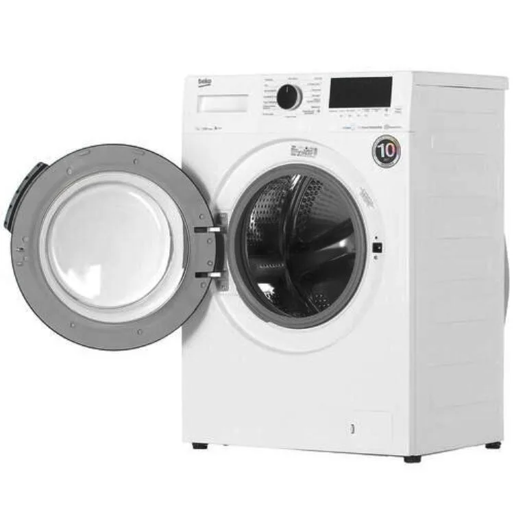 Стиральная машина Beko WSPE7H616W, фронтальная загрузка, белый