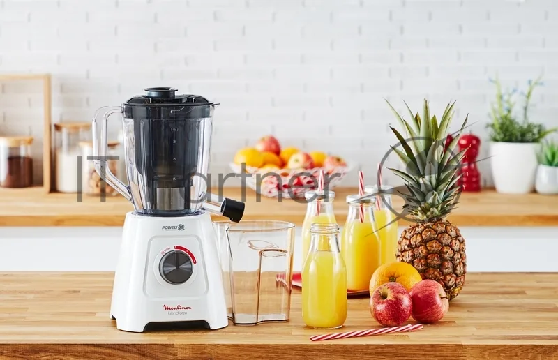 Блендер Moulinex Blendforce LM42Q110, стационарный, белый — фото 2