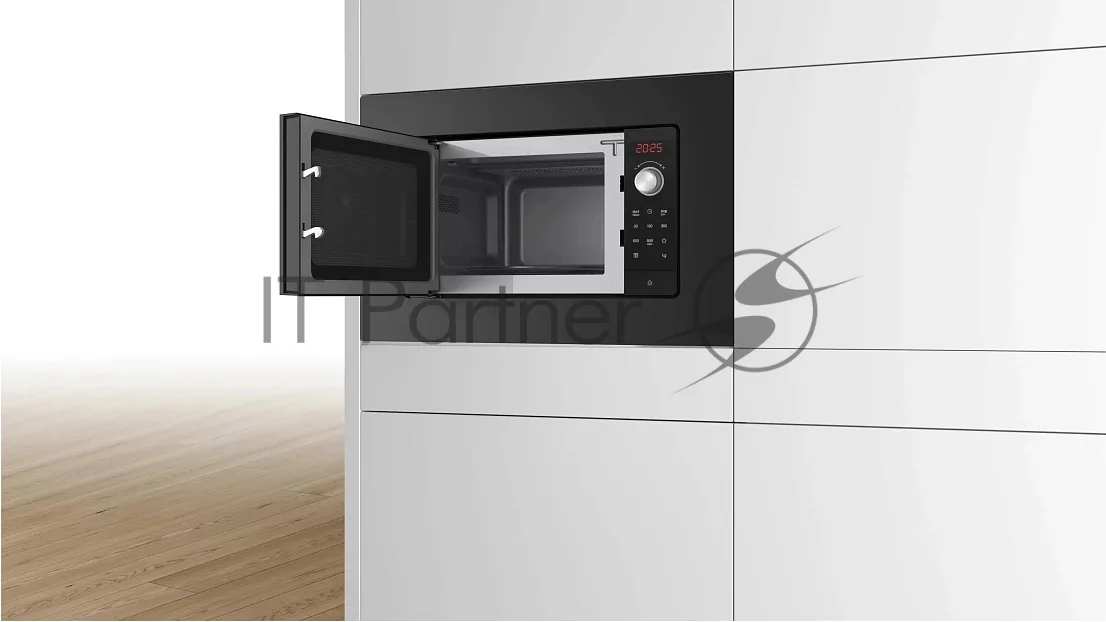 Встраиваемая микроволновая печь Bosch BEL653MB3, с грилем, чёрный — фото 3