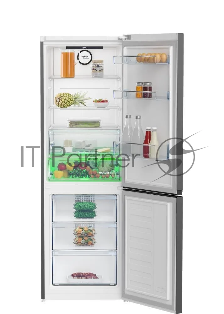 Холодильник Beko B3RCNK362HS, двухкамерный, серебристый — фото 2