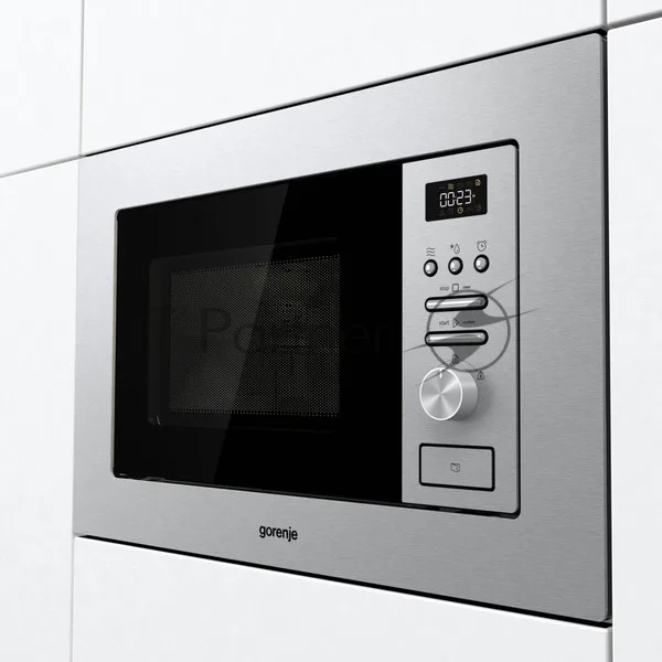 Встраиваемая микроволновая печь Gorenje BM201AG1X, соло, серебристый — фото 2