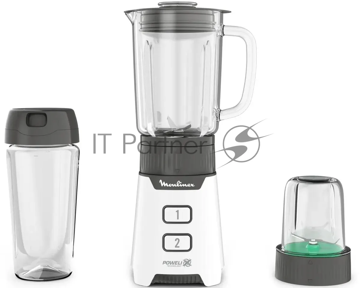 Блендер Moulinex LM 16L110, стационарный, белый