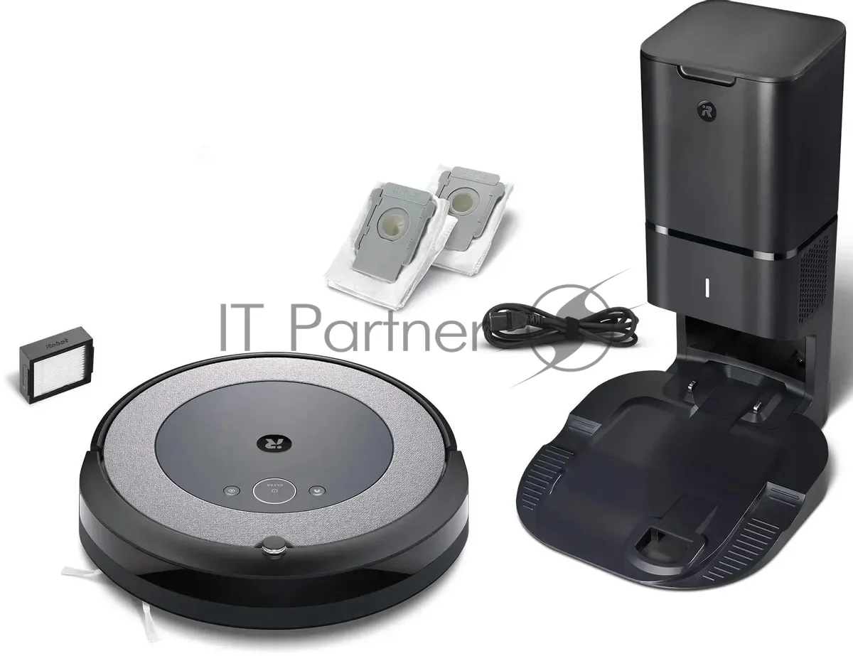 Робот-пылесос iRobot Roomba i3, сухая, серый — фото 3
