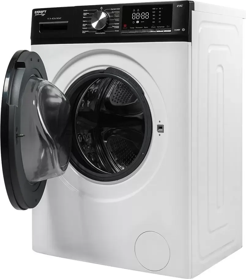Стиральная машина Kraft TCH-HD8586SW, фронтальная загрузка, белый