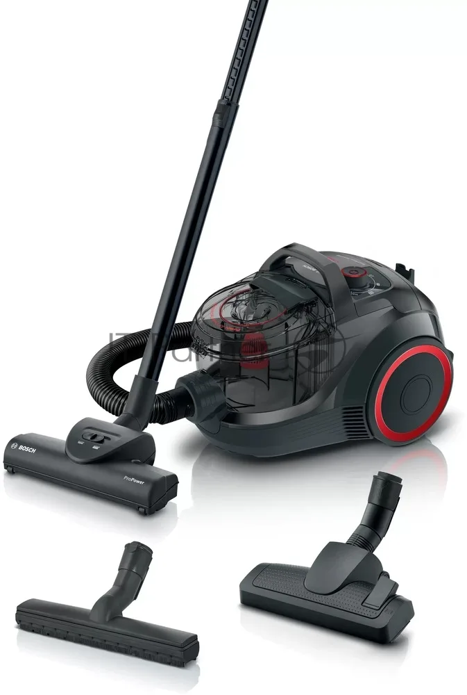 Пылесос Bosch BGS21POW2, обычный, чёрный