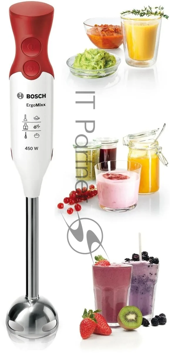 Блендер Bosch MSM64110, погружной, белый