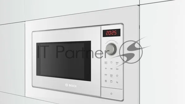 Встраиваемая микроволновая печь Bosch BEL653MW3, соло, белый — фото 2