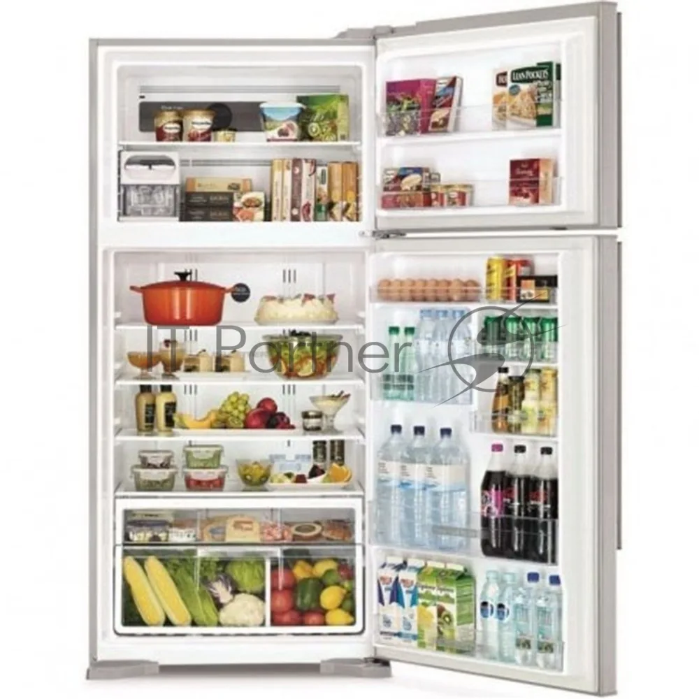 Холодильник Hitachi R-V660PUC7-1 BSL, двухкамерный, серебристый — фото 2