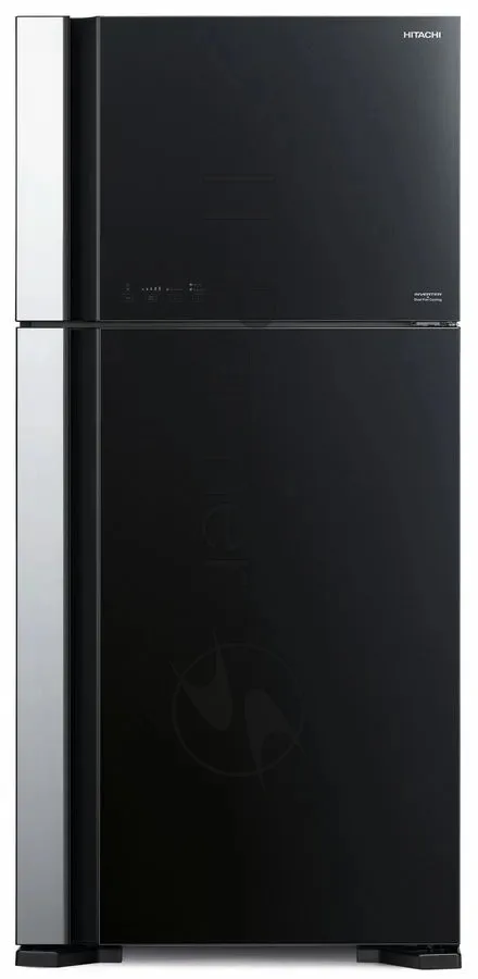 Холодильник Hitachi R-VG660PUC7-1 GBK, двухкамерный, чёрный