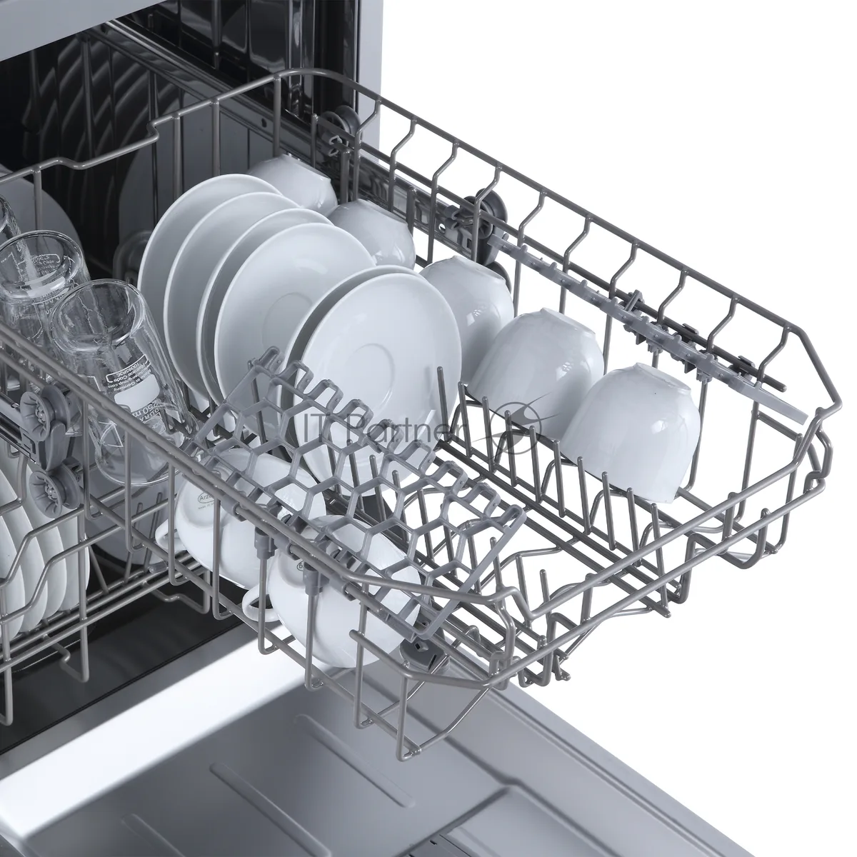 Посудомоечная машина Бирюса DWF-410/5 M, отдельностоящая, серый — фото 2
