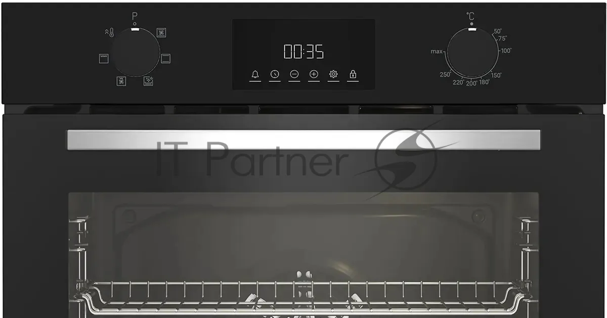 Духовой шкаф Indesit IFE 3644 BL, электрический, чёрный