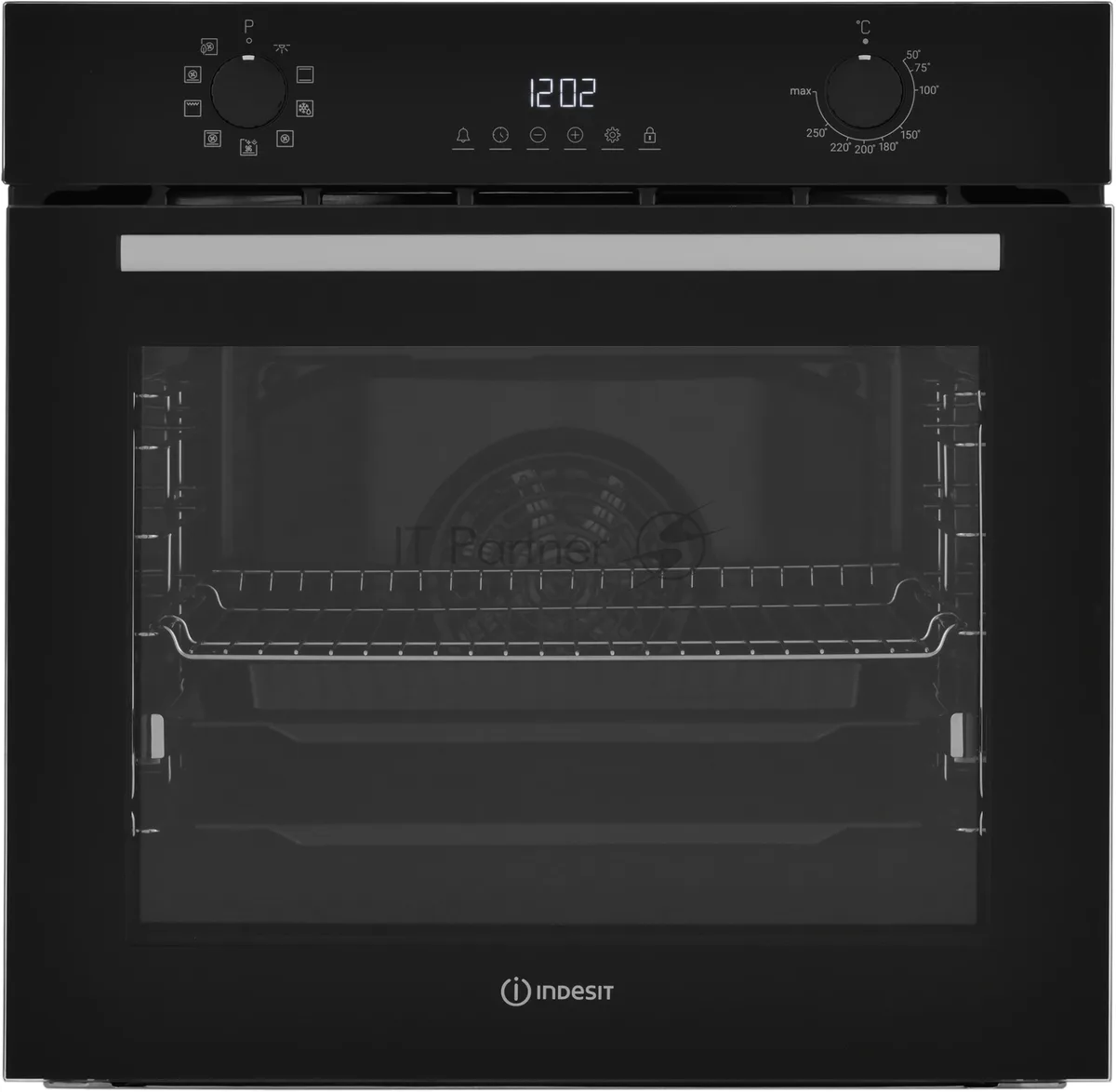 Духовой шкаф Indesit IFE 4841 J BL, электрический, чёрный