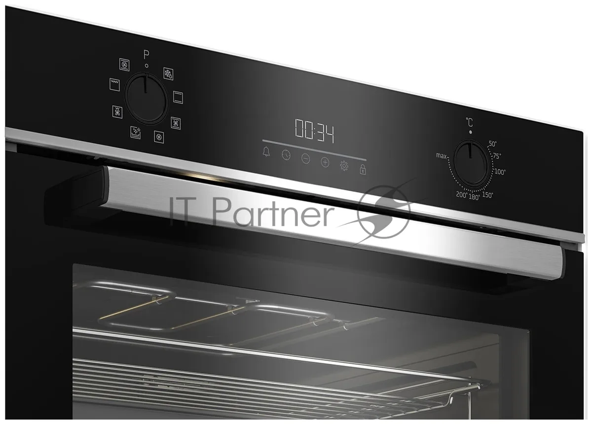 Духовой шкаф Beko BBCM13300X, электрический, чёрный — фото 3