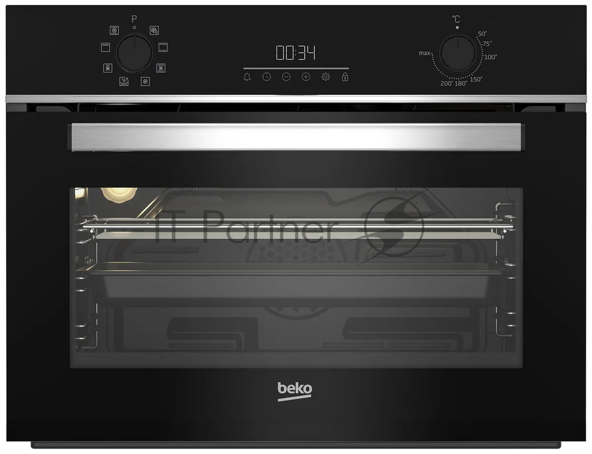 Духовой шкаф Beko BBCM13300X, электрический, чёрный