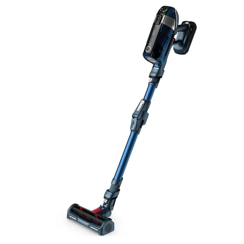 Вертикальный пылесос Tefal X-Force Flex 11.60 Aqua TY9890WO, моющий беспроводной, синий