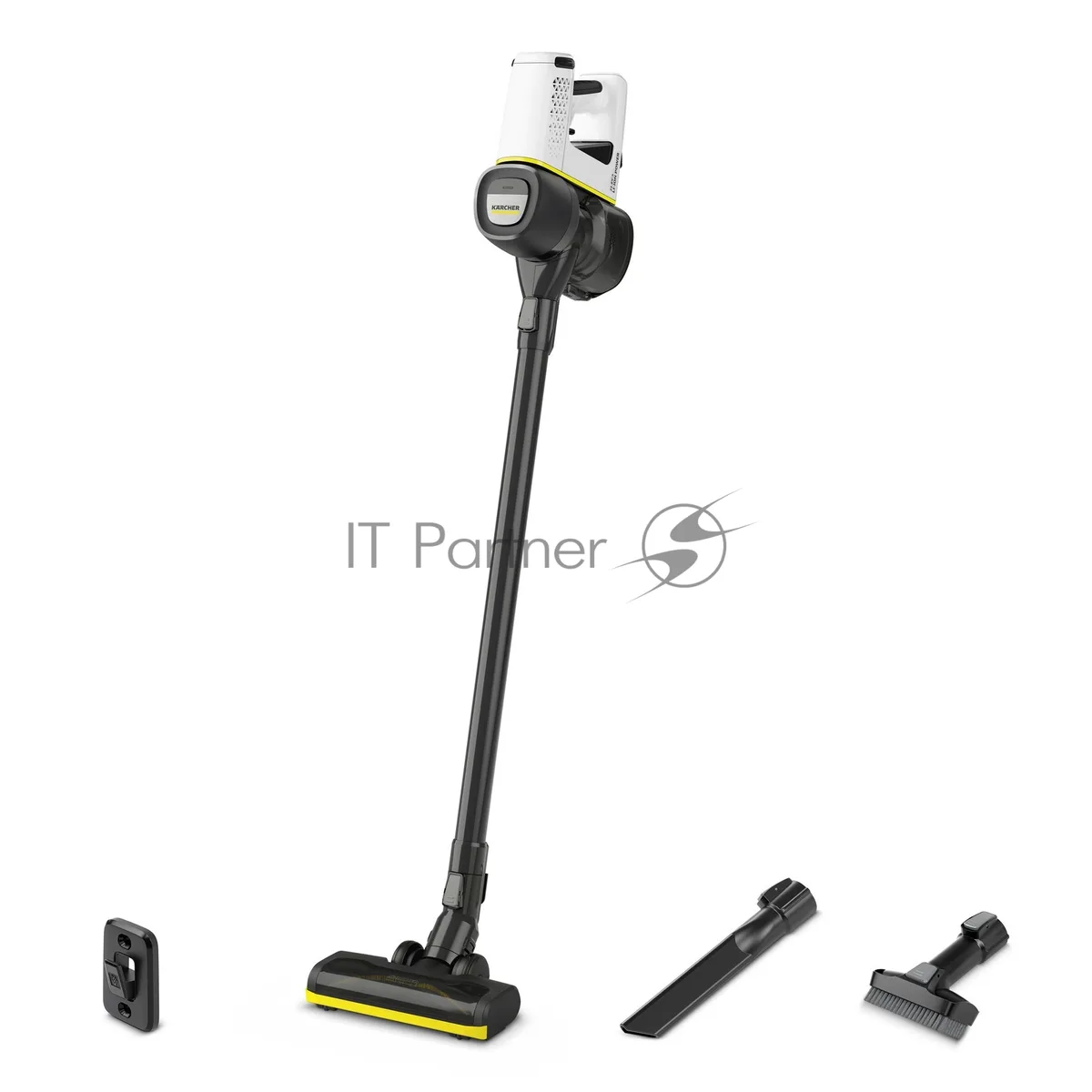 Вертикальный пылесос Kärcher VC 4 Cordless myHome, беспроводной, белый — фото 2