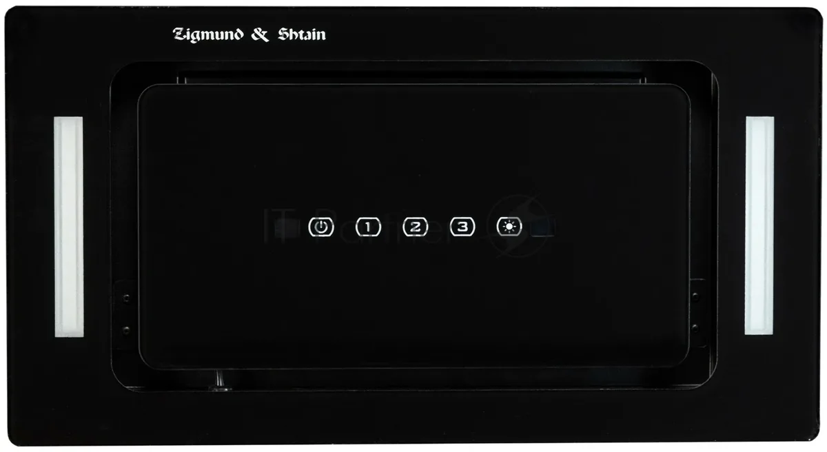 Вытяжка Zigmund & Shtain K 014.5 B, встраиваемая, чёрный