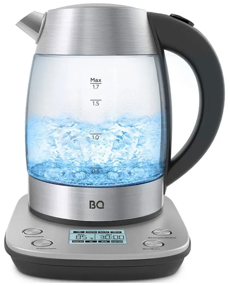 Чайник BQ KT1703G, электрический, чёрный