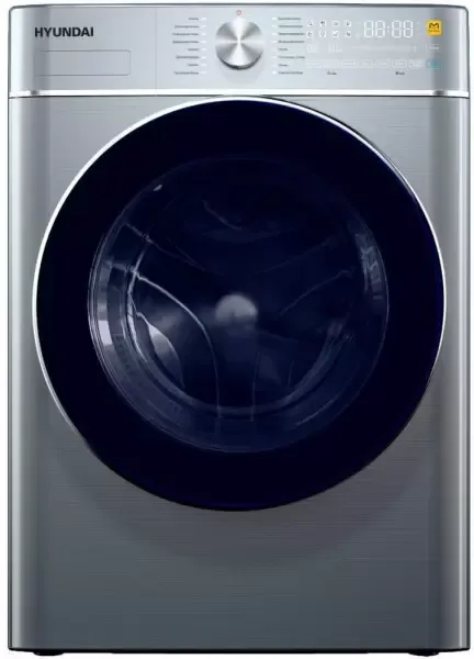 Стиральная машина Hyundai WMD9413, фронтальная загрузка, серебристый