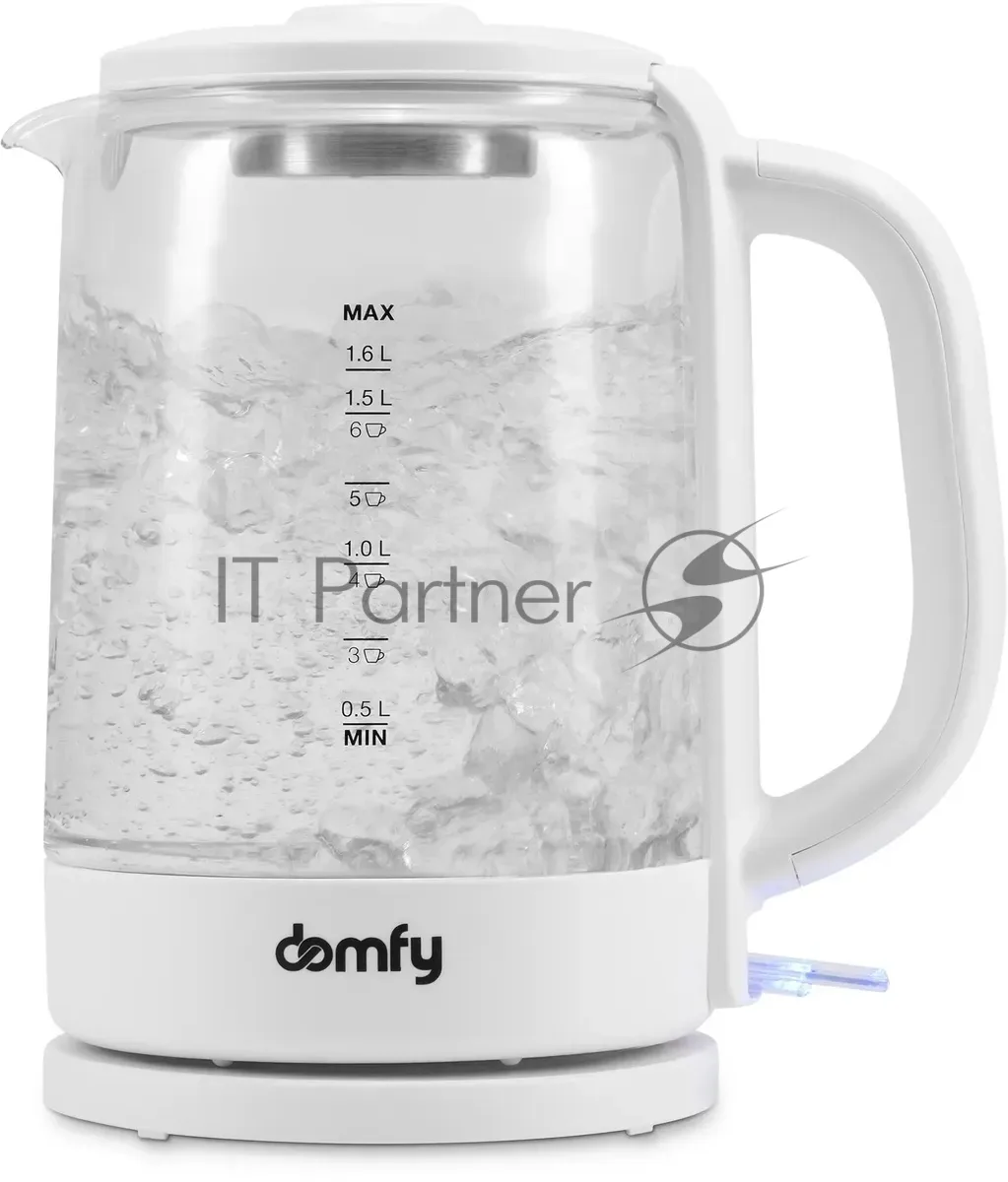 Чайник Domfy DSW-EK304, электрический, белый