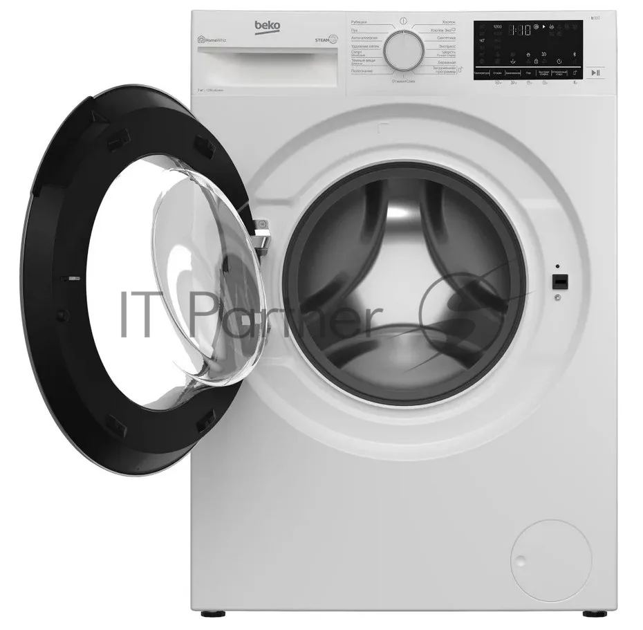 Стиральная машина Beko B3WFR572WW, фронтальная загрузка, белый — фото 3