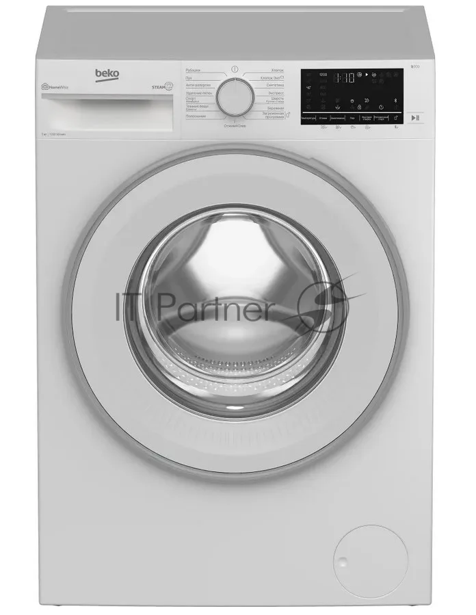 Стиральная машина Beko B3WFR572WW, фронтальная загрузка, белый