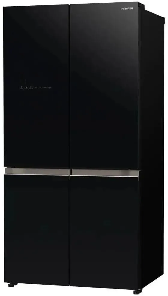Холодильник Hitachi R-WB720PUC1 GCK, трёхкамерный, чёрный — фото 3