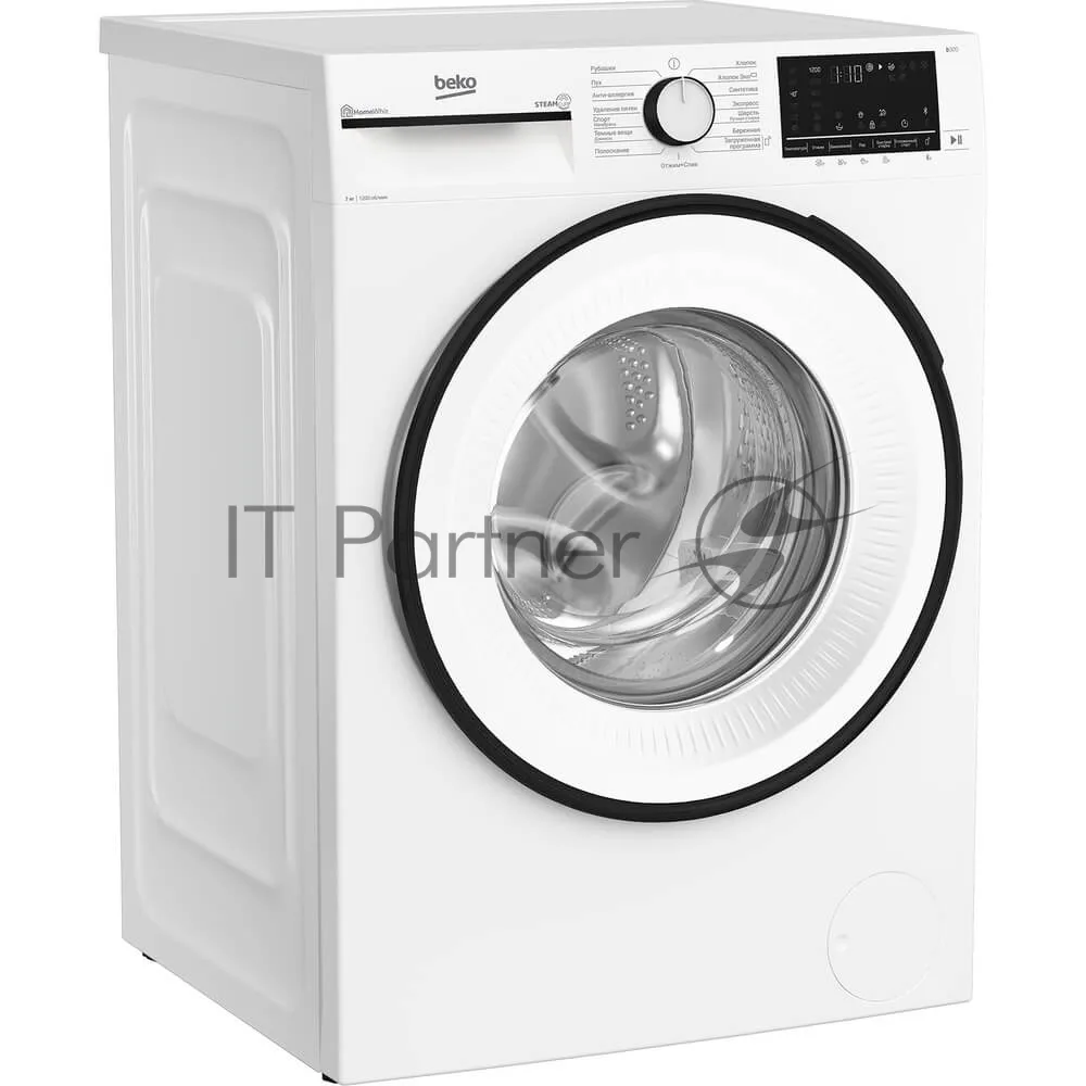 Стиральная машина Beko B3WFR572W, фронтальная загрузка, белый — фото 2