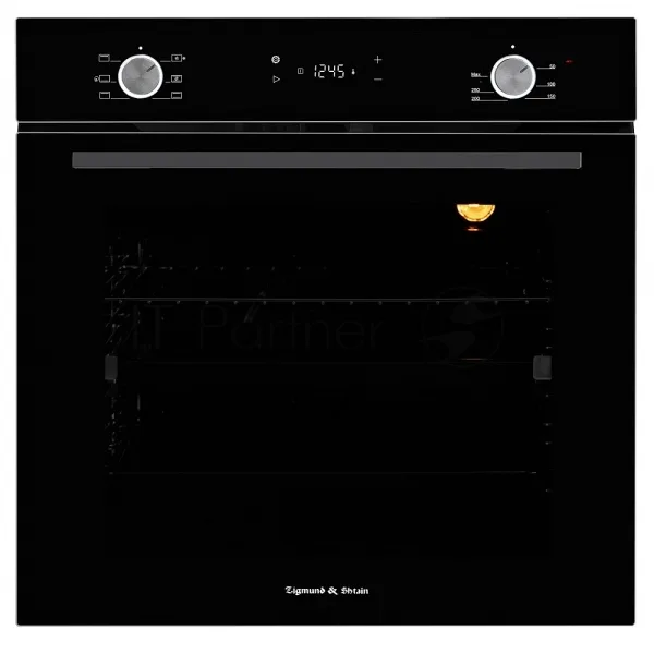Духовой шкаф Zigmund & Shtain E 159 B, электрический, чёрный