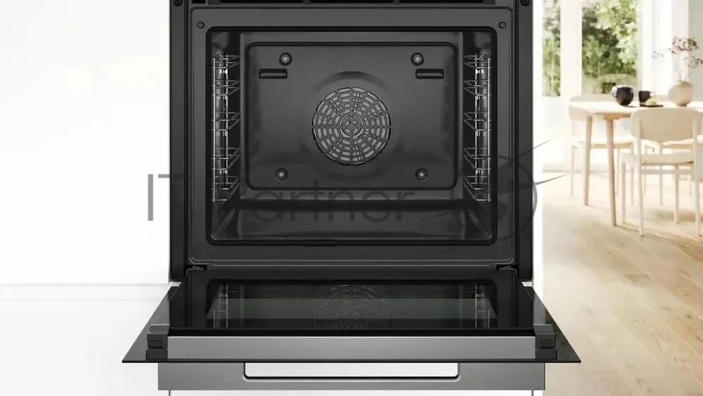 Духовой шкаф Bosch HBG7764B1, электрический, чёрный — фото 3