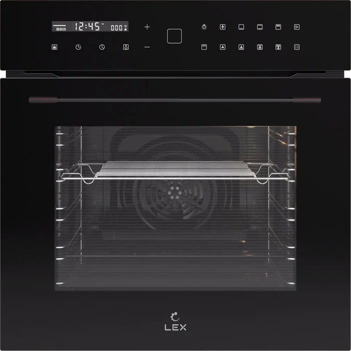 Духовой шкаф LEX EDS 101 BBL, электрический, чёрный