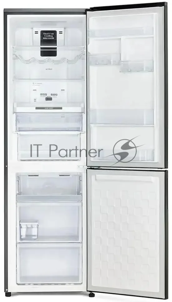 Холодильник Hitachi R-BG410PUC6X GBK, двухкамерный, чёрный — фото 2