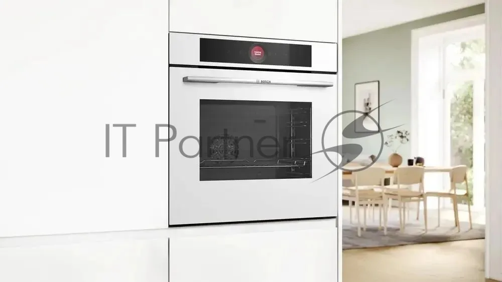 Духовой шкаф Bosch HBG7341W1, электрический, белый — фото 2