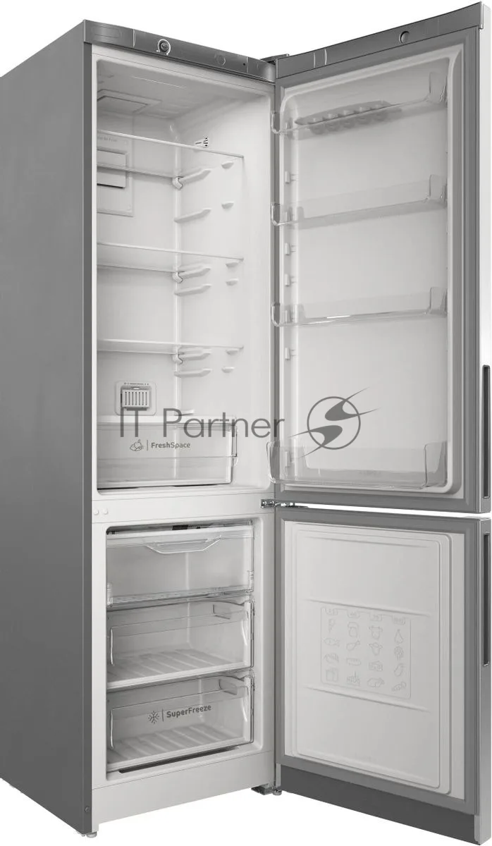 Холодильник Indesit ITS 4200 XB, двухкамерный, нержавеющая сталь — фото 4