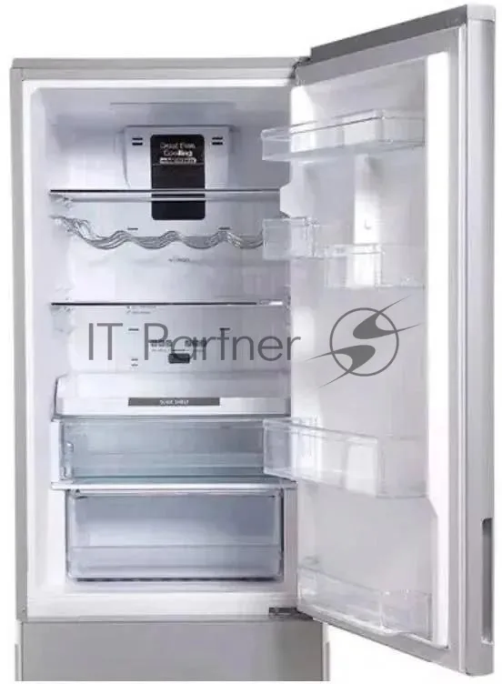 Холодильник Hitachi R-BG410PUC6X XGR, двухкамерный, серый — фото 4