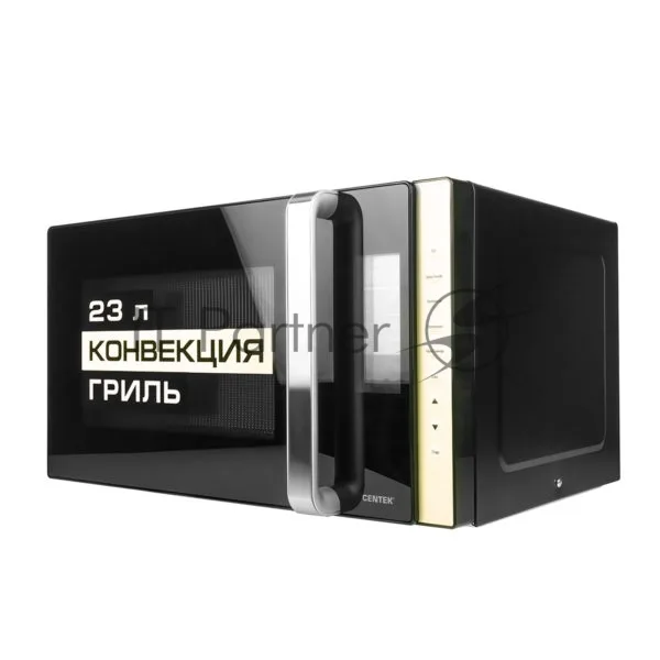 Микроволновая печь Centek CT-1561, соло, чёрный — фото 2