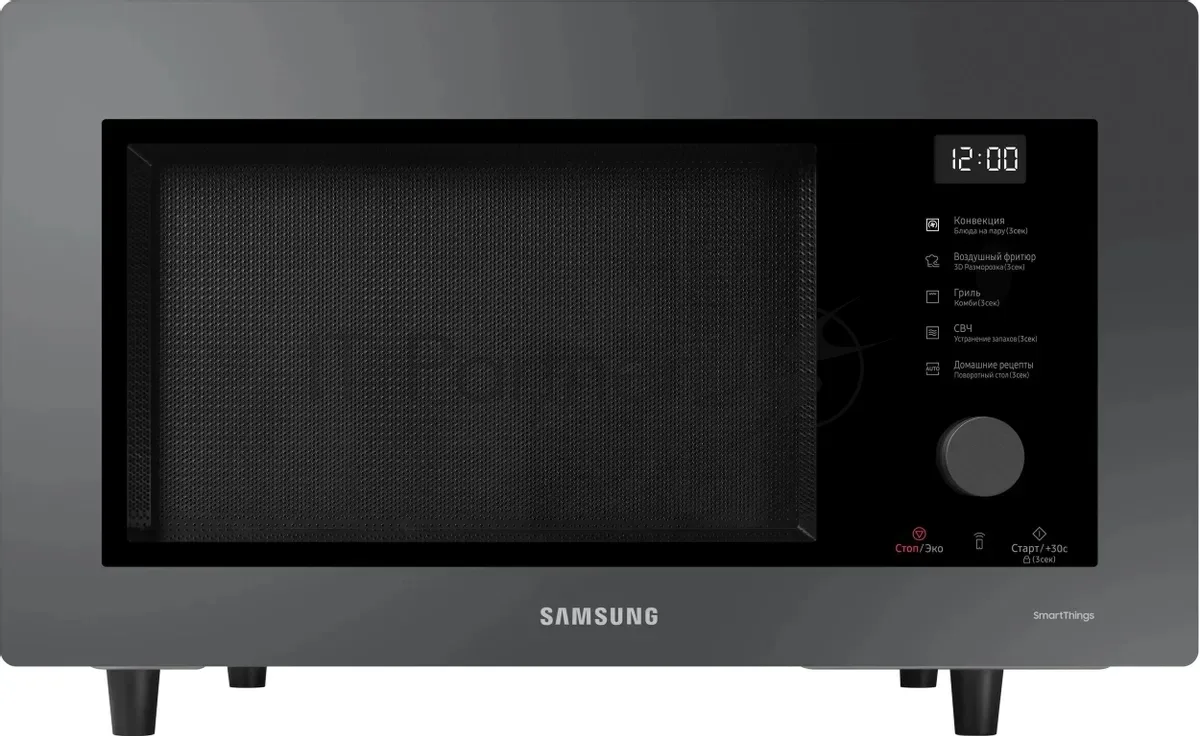 Микроволновая печь Samsung MC32DB7746KC/BW, с конвекцией, серый