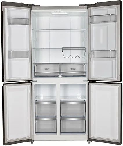 Холодильник LEX LCD450BmID, трёхкамерный, синий