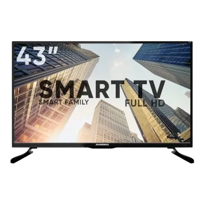 Телевизор SoundMax SM-LED43M02S, чёрный — фото 2