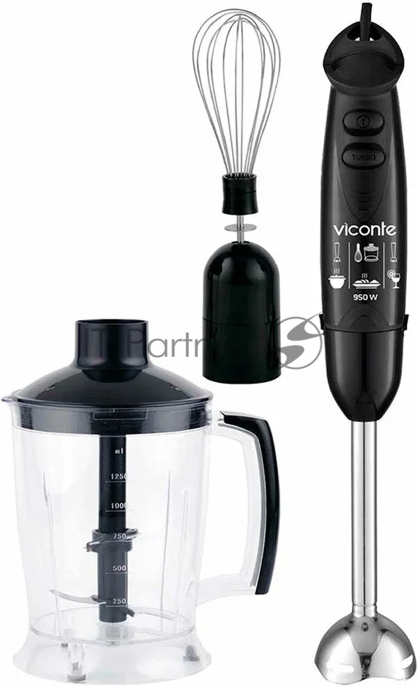 Блендер Viconte VC-4430, погружной, чёрный