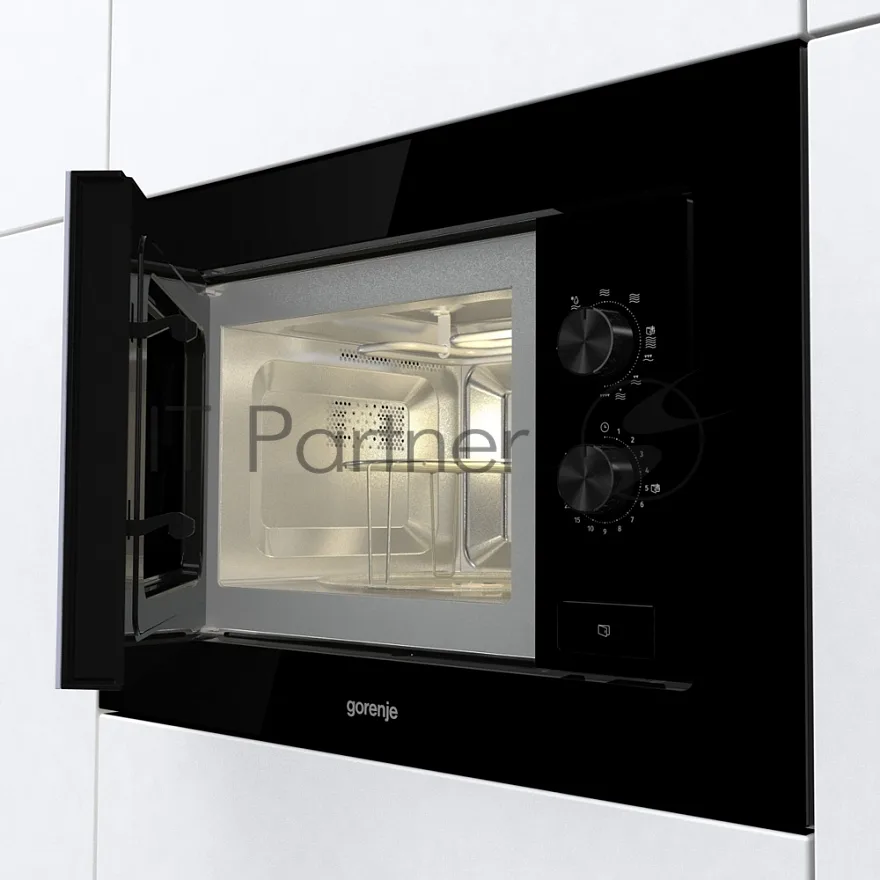 Встраиваемая микроволновая печь Gorenje BM201EG1BG, соло, чёрный — фото 4