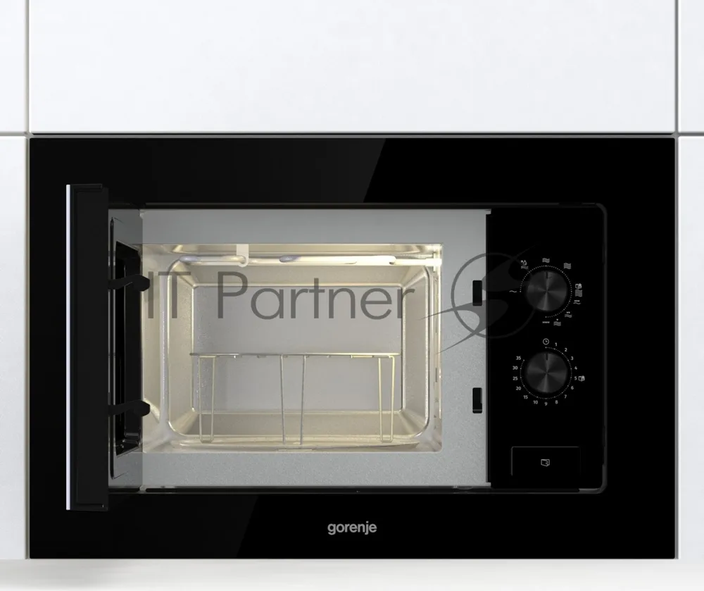 Встраиваемая микроволновая печь Gorenje BM201EG1BG, соло, чёрный — фото 3