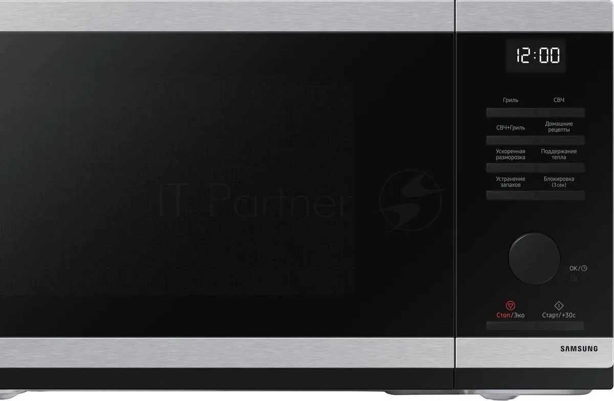 Микроволновая печь Samsung MG23DG4524ATBW, с грилем, нержавеющая сталь — фото 2