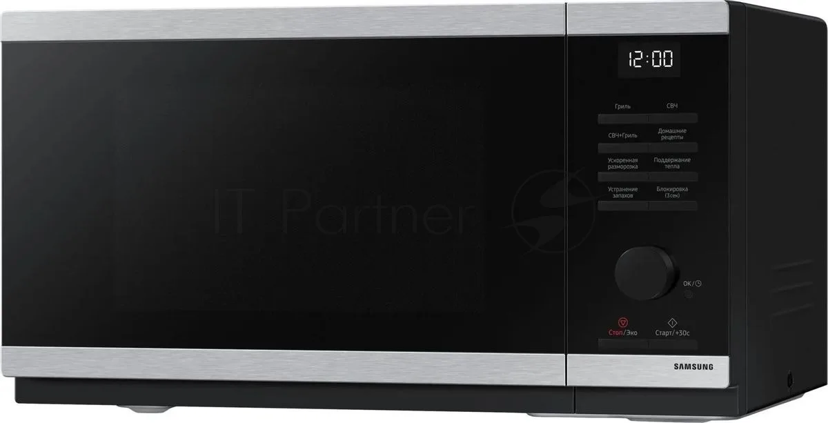 Микроволновая печь Samsung MG23DG4524ATBW, с грилем, нержавеющая сталь — фото 3
