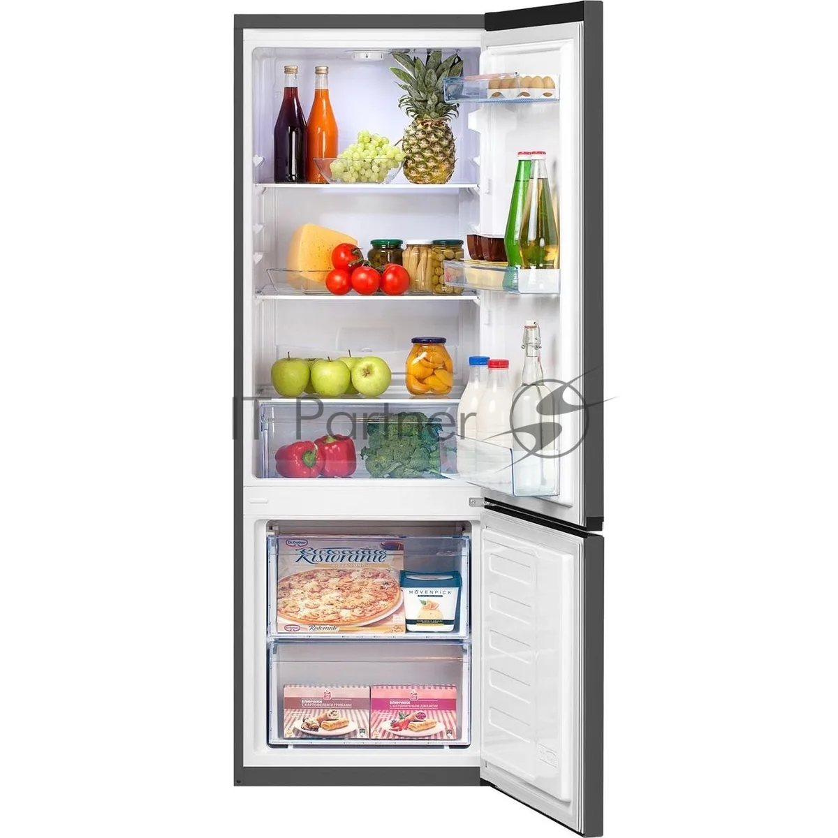 Холодильник Beko B1RCSK251G, двухкамерный, серый — фото 2