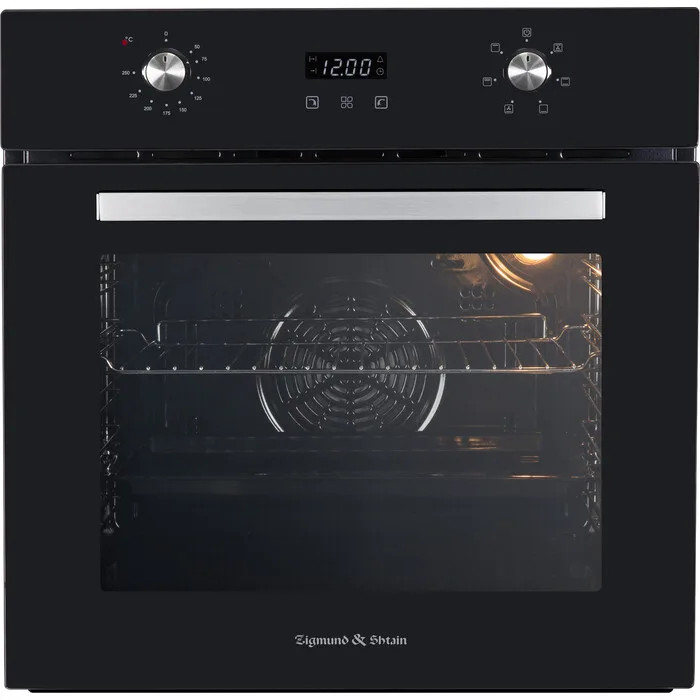 Духовой шкаф Zigmund & Shtain E 164 B, электрический, чёрный